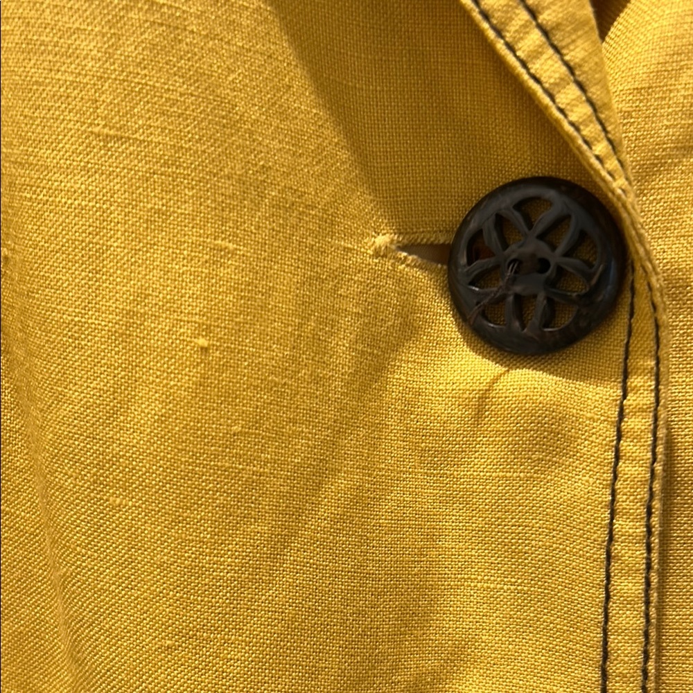 SCOTT TAYLOR Yellow Women's Jacket with pockets - Picture 4 of 9